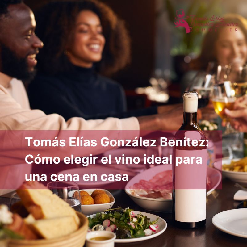 Tomás Elías González Benítez Cómo elegir el vino ideal para una cena en casa
