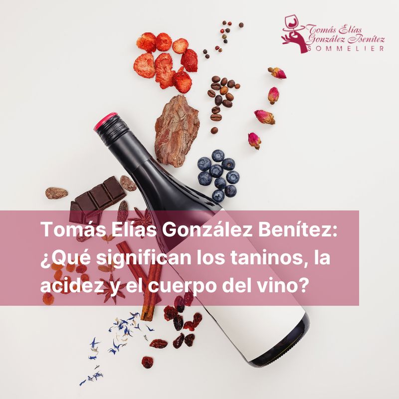 Tomás Elías González Benítez ¿Qué significan los taninos, la acidez y el cuerpo del vino