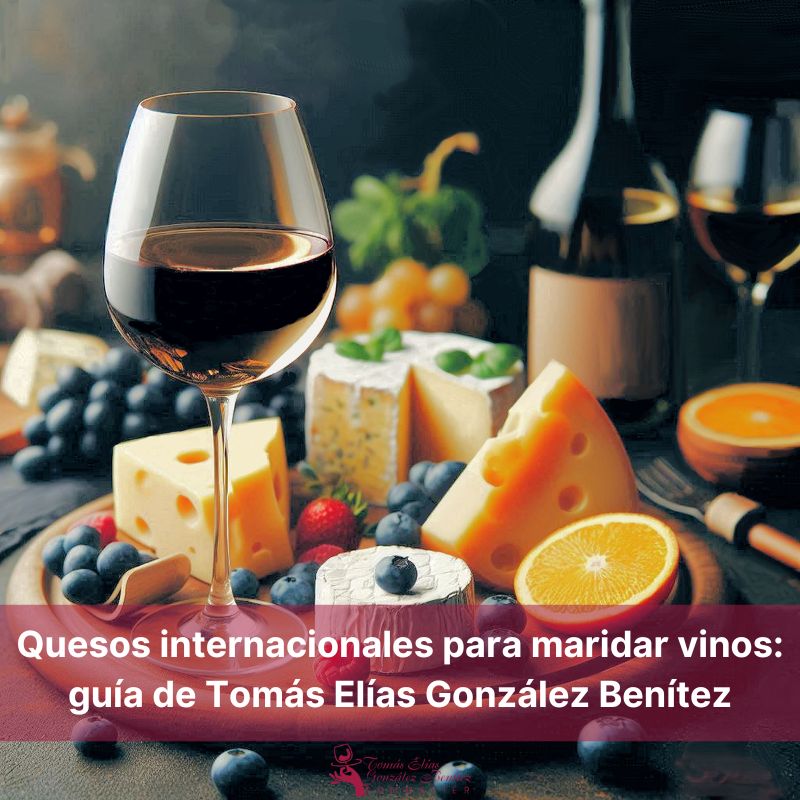 Quesos internacionales para maridar vinos guía de Tomás Elías González Benítez